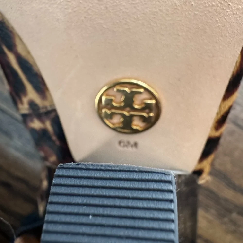 Tory Burch Lila Calfhair Pointed Toe Slingback heels - Picture 7 of 7